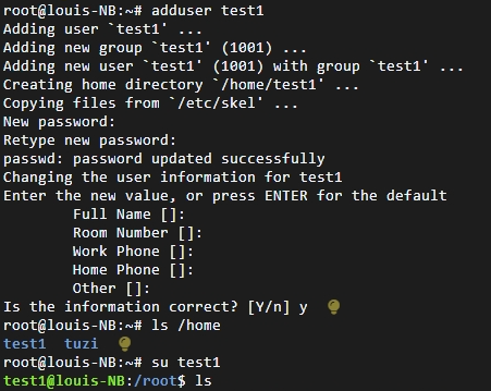 using adduser command to add new users in Linux brings better experience using adduser command to add new users in Linux brings better experience