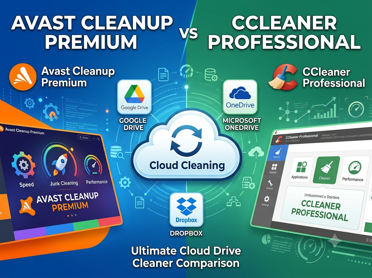 Cloud cleaner: Avast Cleanup Premium vs CCleaner Professional
