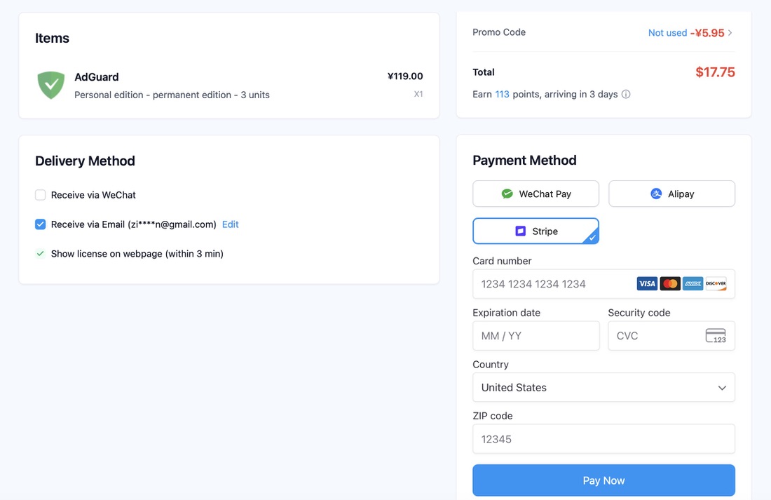 AdGuard&rsquo;s final price on DIGITALYCHEE