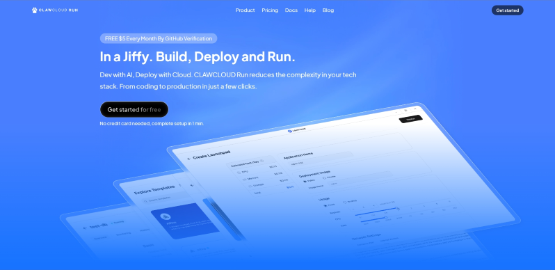 Get $5 Free Every Month to Build and Host Containers with ClawCloud Run