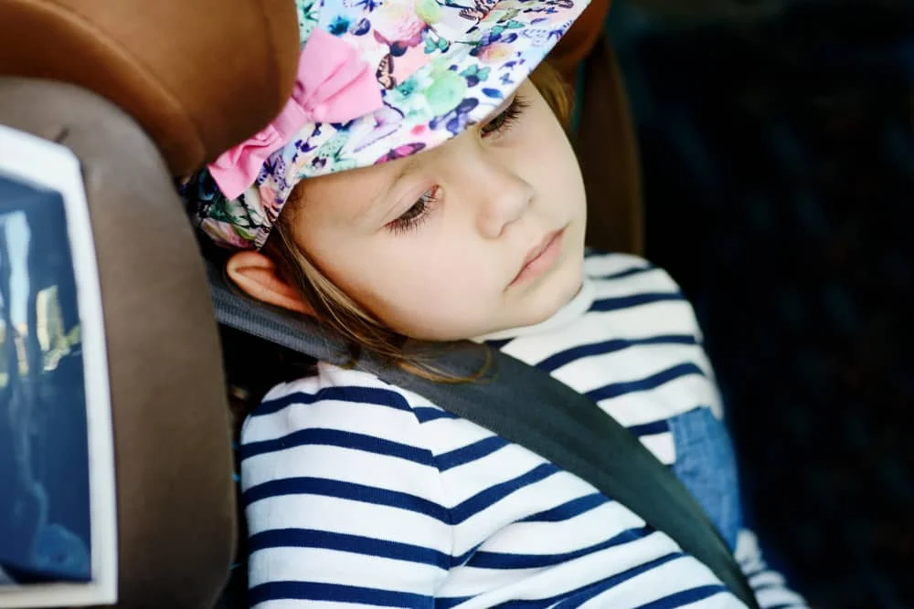 a kid having motion sickness a kid having motion sickness