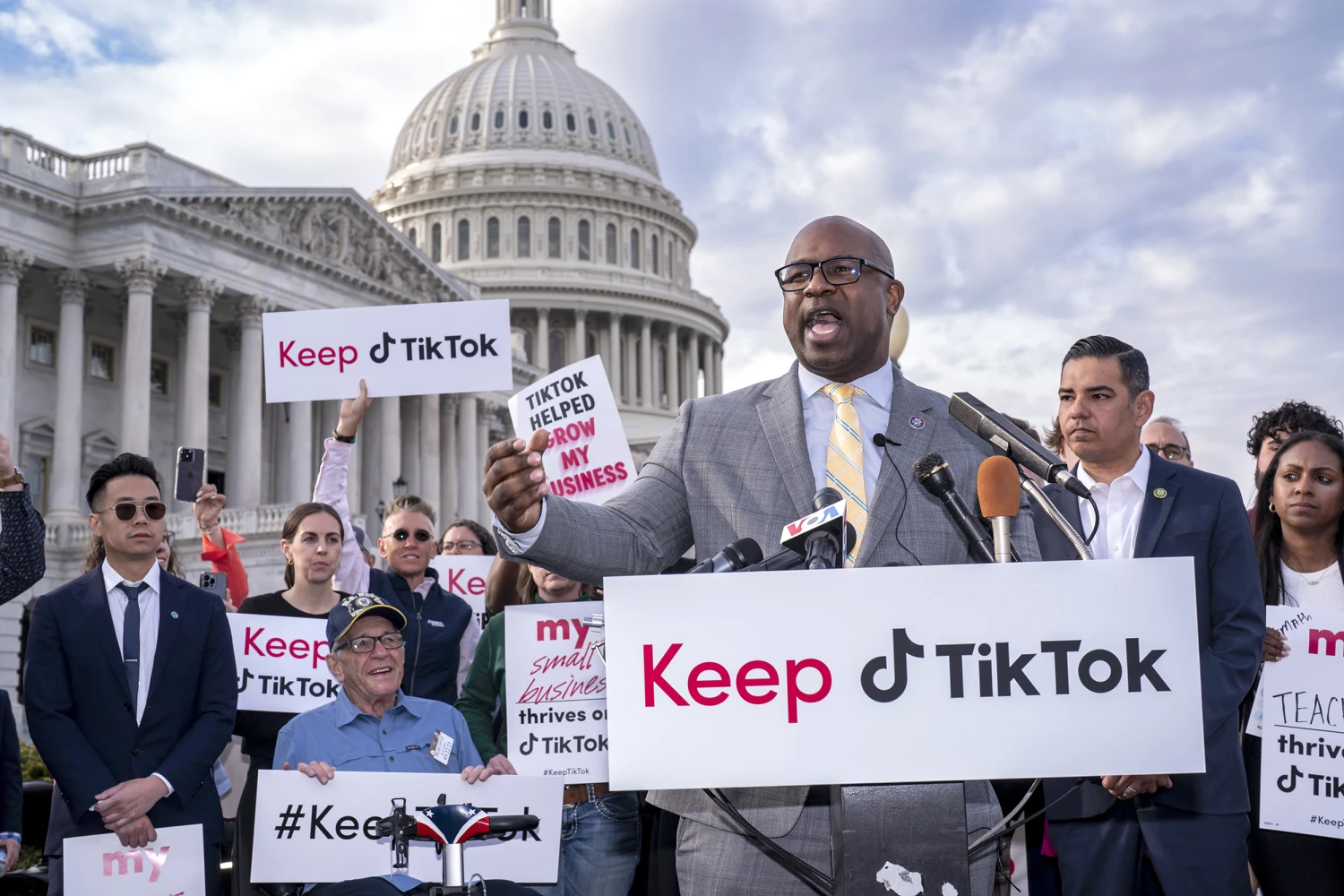 Protests against TikTok ban Protests against TikTok ban