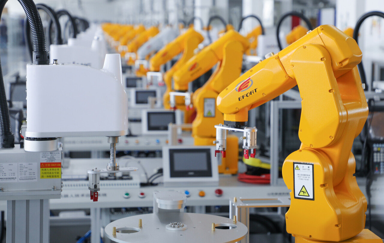 AI brings intelligence to manufacturing factories.
