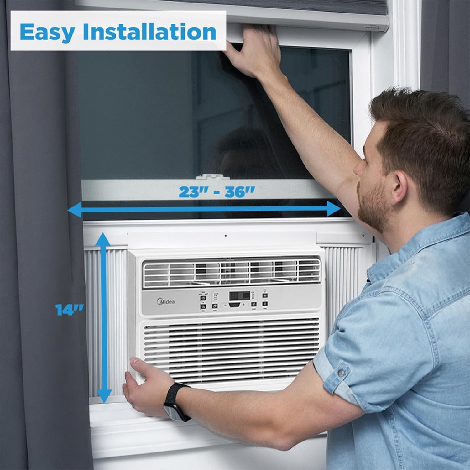 MIDEA EasyCool Window Air Conditioner